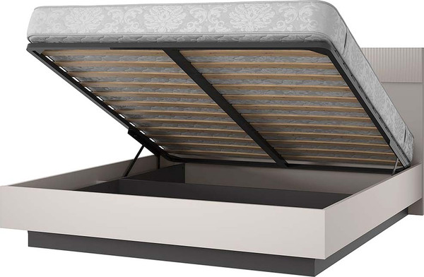 Изображение товара Двуспальная кровать Anrex Vinati С подъемником 180 (персидский жемчуг/амарок)