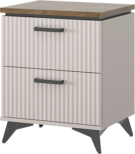 Изображение товара Прикроватная тумба Anrex Vinati 2S (персидский жемчуг/амарок)