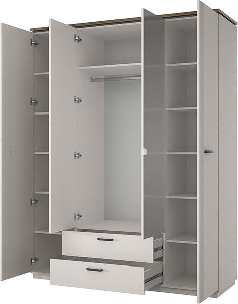 Изображение товара Шкаф Anrex Vinati 4DG2S Z (персидский жемчуг/амарок)