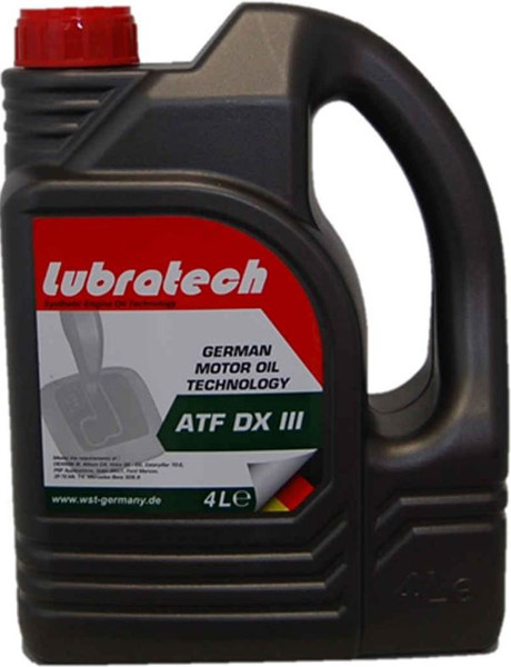 Изображение товара Жидкость гидравлическая Lubratech ATF DX III (4л)