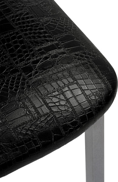 Изображение товара Стул Woodville Bozanak (черный крокодил/светлый мусс)