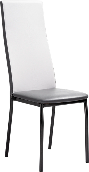 Изображение товара Стул Woodville Mirilis (белый полимер/серый полимер/темный мусс)