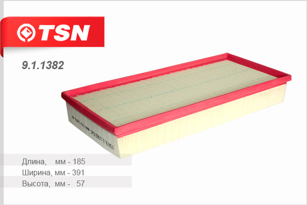 Изображение товара Воздушный фильтр TSN 9.1.1382