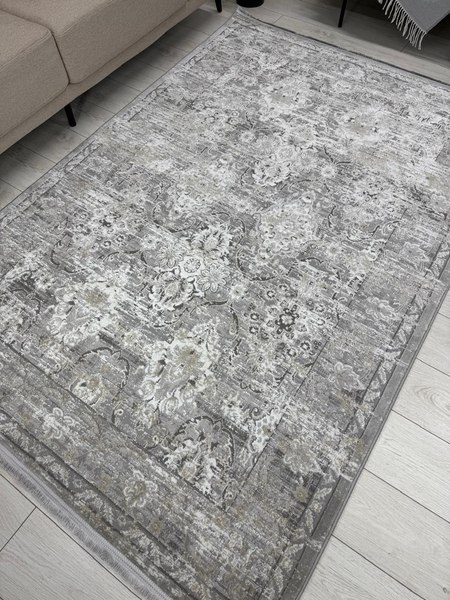 Изображение товара Ковер Radjab Carpet Афина Прямоугольник 9010A / 12822RK (3x4, Grey/Beige)