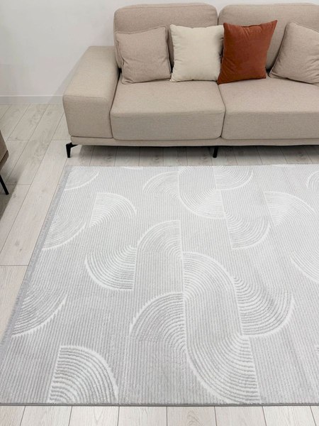 Изображение товара Ковер Radjab Carpet Аврелия Прямоугольник HL600A / 12372RK (3x4, Grey)