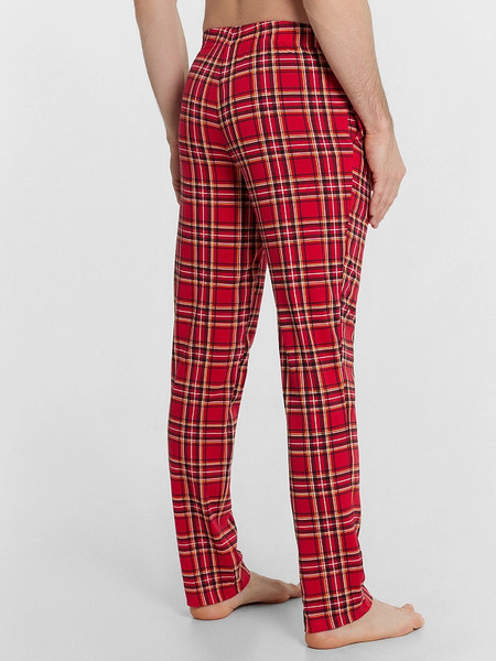Изображение товара Комплект домашней одежды Mark Formelle 591023 (р.100-90-182/188, красный/красная клетка)