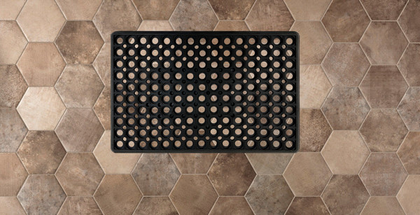 Изображение товара Коврик грязезащитный Zalel 100% резина 40x60см 512 / 009122