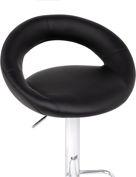 Изображение товара Стул барный Woodville Oazis (черный/хром)