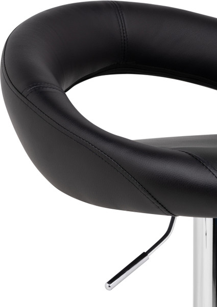 Изображение товара Стул барный Woodville Oazis (черный/хром)
