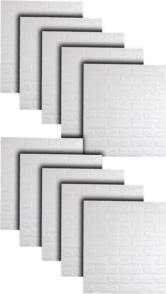 Изображение товара Комплект панелей ПВХ Dolleks SO54661 (10шт, белый)