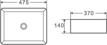 Изображение товара Умывальник D&K Berlin DT1430225 (черный)