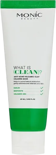 Изображение товара Маска для лица кремовая Monic Beauty What is clean? с вулканической глиной (60мл)