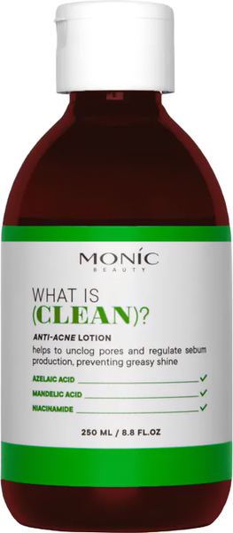 Изображение товара Лосьон для лица Monic Beauty What is clean? анти-акне (250мл)