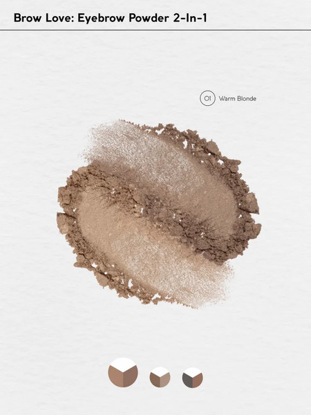 Изображение товара Тени для бровей Monic Beauty Brow Love тон 01 Warm Blonde
