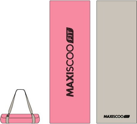 Изображение товара Коврик для йоги и фитнеса Maxiscoo Fit С ремешком / MSF-FR-300524-6-PN (розовый)