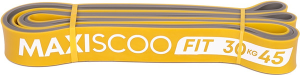 Изображение товара Эспандер Maxiscoo Fit 30-45кг / MSF-FR-320524-3045-YL (серый/желтый)