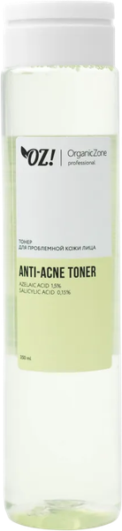 Изображение товара Тонер для лица Organic Zone Prof Anti-Acne для проблемной кожи (350мл)