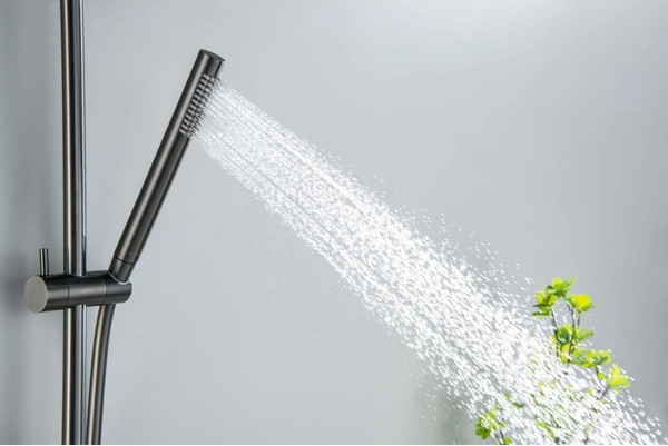 Изображение товара Душевой гарнитур Aquatek Европа AQ2012BGM (черный хром)