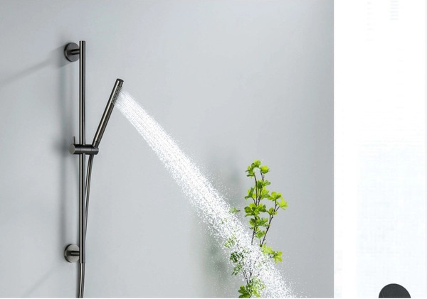 Изображение товара Душевой гарнитур Aquatek Европа AQ2012BGM (черный хром)