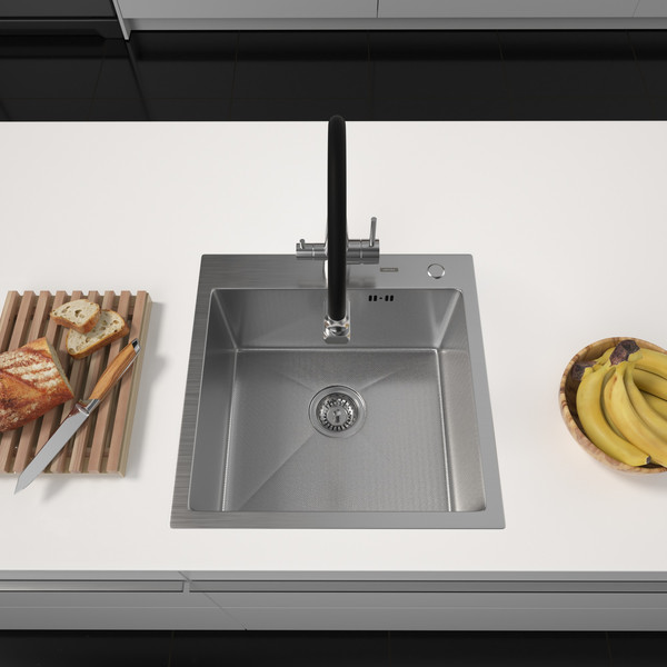 Изображение товара Мойка кухонная Arfeka Eco AR 50x50 (Satin Decor Millet Grains)