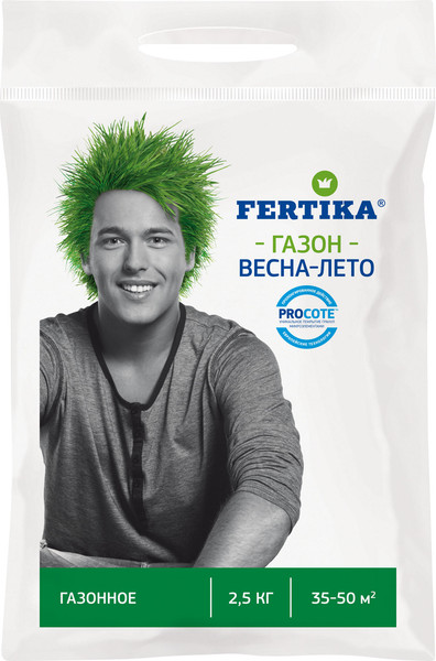 Изображение товара Удобрение Fertika Газонное Весна-Лето (2.5кг)
