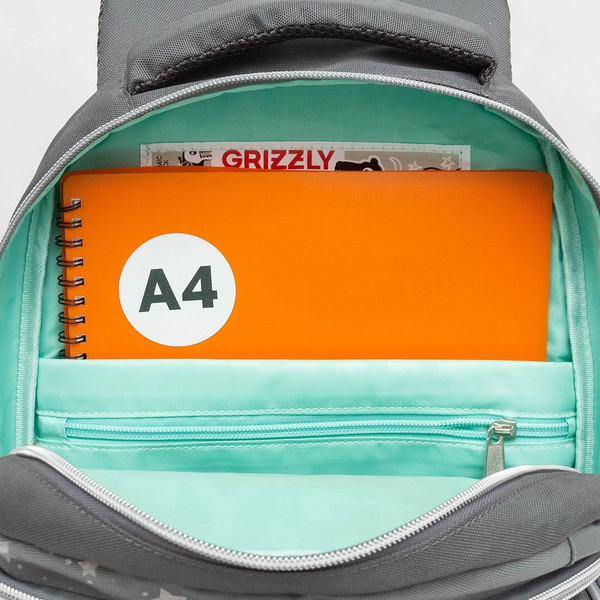Изображение товара Школьный рюкзак Grizzly RG-560-2 (серый)