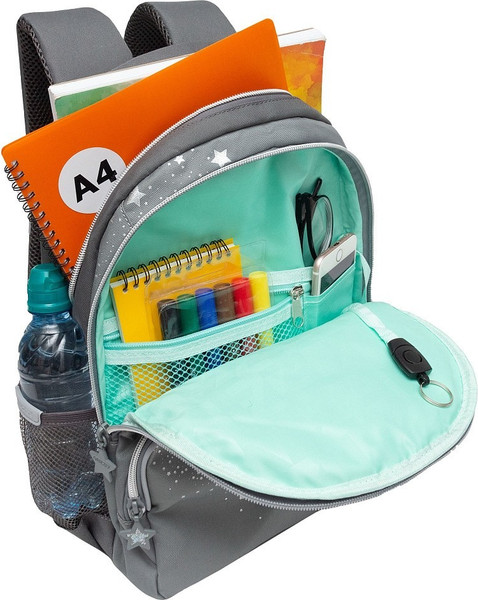 Изображение товара Школьный рюкзак Grizzly RG-560-2 (серый)