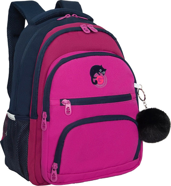 Изображение товара Школьный рюкзак Grizzly RG-562-2 (синий/фуксия)