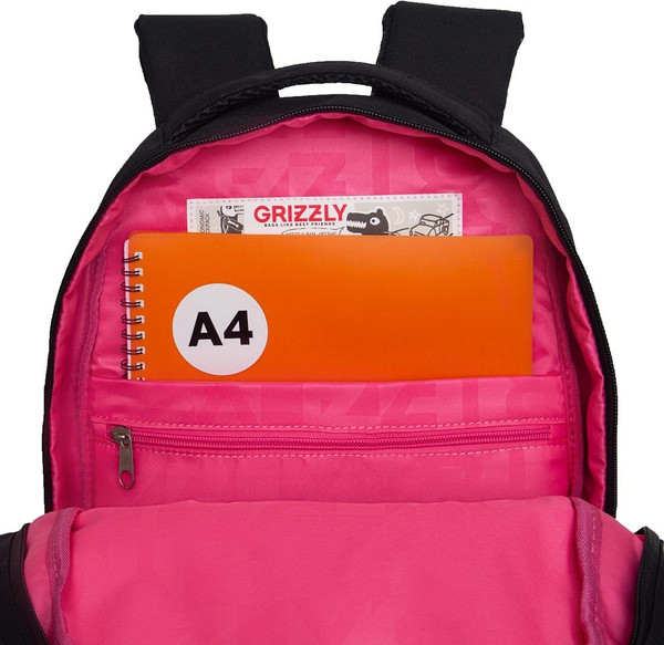 Изображение товара Школьный рюкзак Grizzly RG-564-2 (черный)