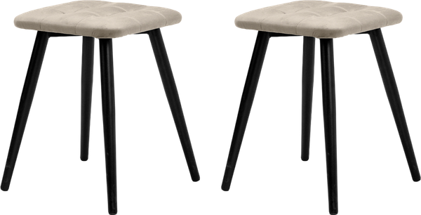 Изображение товара Набор табуретов Памир Атлант F06 (светло-бежевый/черная опора)