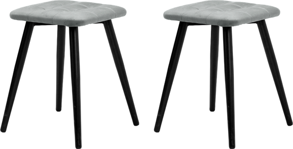 Изображение товара Набор табуретов Памир Атлант F80 (2шт, серый минт/черная опора)