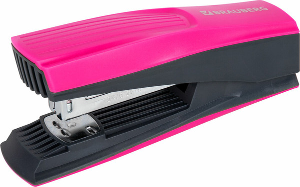 Изображение товара Степлер Brauberg №24/6 / 272740 (маджента/черный)