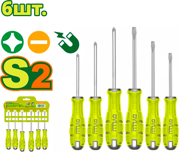 Изображение товара Набор отверток DYLLU DTSSA406 (6шт)