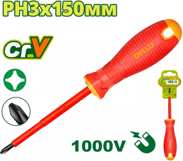 Изображение товара Отвертка DYLLU PH3x150мм / DTSD7236