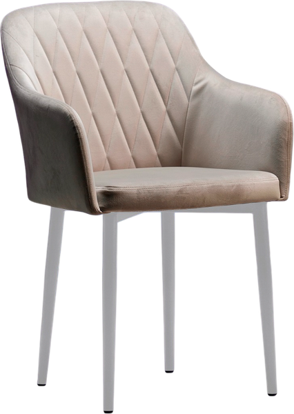 Изображение товара Стул Памир Марсель F08 (бежевый/белая опора, поворотный)