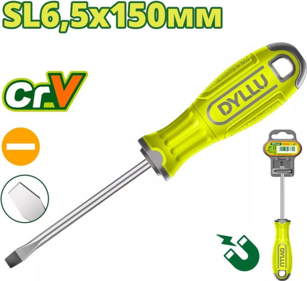 Изображение товара Отвертка DYLLU SL6.5 150мм / DTSD1266