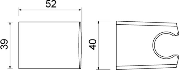 Изображение товара Душевой держатель Aquatek AQ2403CR