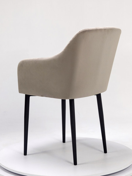 Изображение товара Стул Памир Марсель F08 (бежевый/черная опора, поворотный)