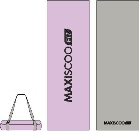 Изображение товара Коврик для йоги и фитнеса Maxiscoo Fit С ремешком / MSF-FR-300524-6-PR (фиолетовый)