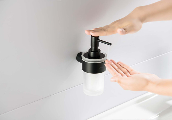 Изображение товара Дозатор для жидкого мыла Aquatek Лира AQ4405MB (матовый черный)