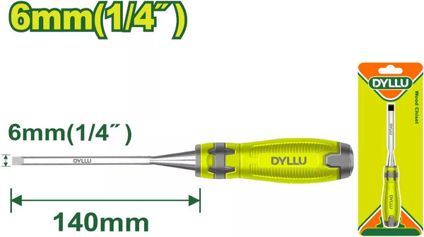 Изображение товара Стамеска DYLLU 6x140мм / DTWC1206