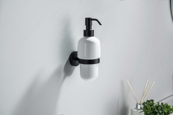 Изображение товара Дозатор для жидкого мыла Aquatek Бетта AQ4605MB (черный матовый)