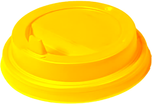 Изображение товара Набор крышек для стаканов Паксервис УК-90К / 388454 (2000шт, желтый)