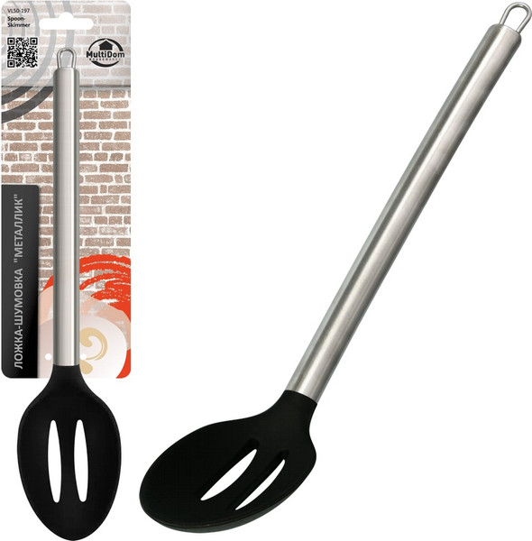 Изображение товара Ложка поварская Мультидом Металлик VL50-197