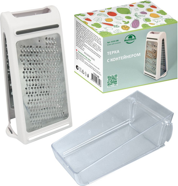 Изображение товара Терка кухонная Мультидом VL53-186