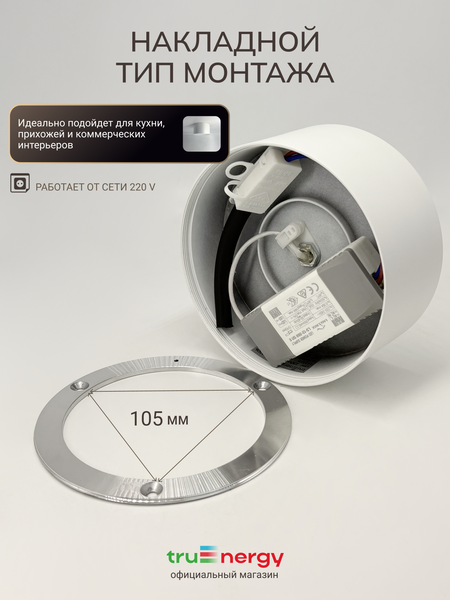 Изображение товара Точечный светильник Truenergy 11506