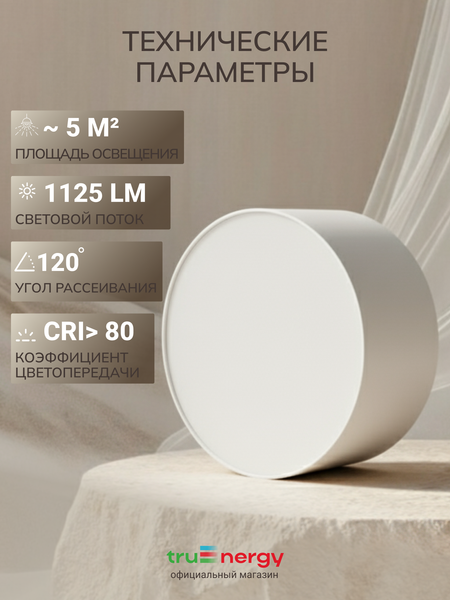 Изображение товара Точечный светильник Truenergy 11506