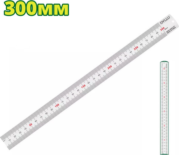 Изображение товара Линейка измерительная DYLLU 300мм / DTRU1330