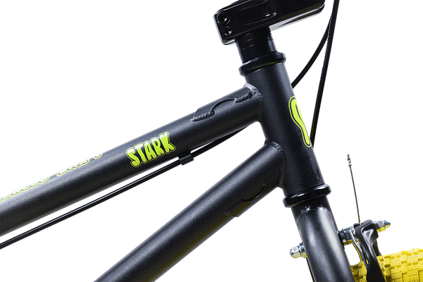 Изображение товара Велосипед STARK Madness BMX 1 2025 (графит матовый/желтый/синий, разобранный, в коробке)