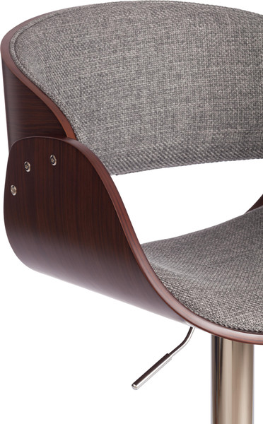 Изображение товара Стул барный Tetchair Lando (серый/орех/хром)